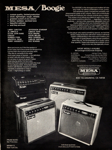 Vtg 1970s mesa boogie - 1970s,
