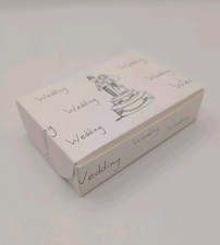 Pack Of 8 Single Slice Luxury Cake Boxes Wedding Party Box Cakes Food Favours 