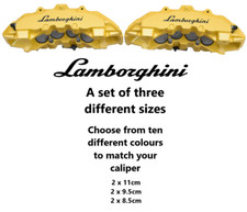 Lamborghini Brake caliper vinyl decal/sticker