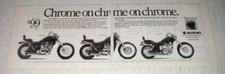 1988 Suzuki Motorcycle Ad - Intruder 1400, Savage 650