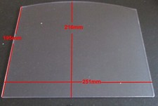 JA010 stove Glass 216 x 251mm Mazona Olympus Foxhunter Schott Robax
