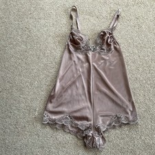 Vintage Charnos 80s Satin Lace