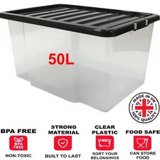 Clear Plastic Storage Boxes