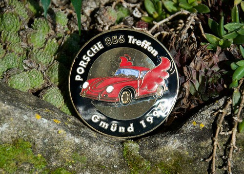 Vintage enamel automobile car - automobile,