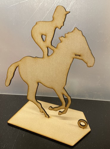 Running horse jockey - horse, &