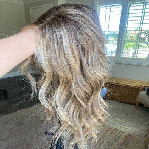 Balayage ash blonde - blonde, brown