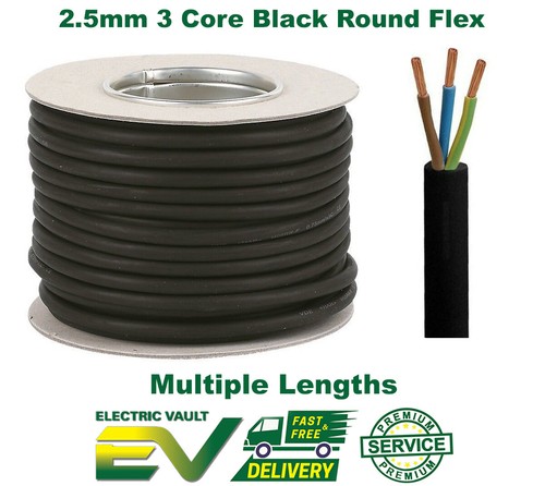 Rubber cable core 5mm - rubber,