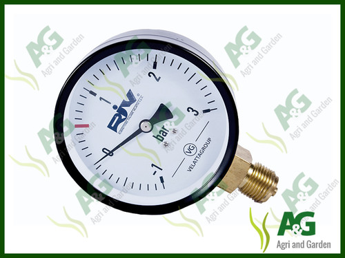 Pressure gauge slurry tanker - slurry,