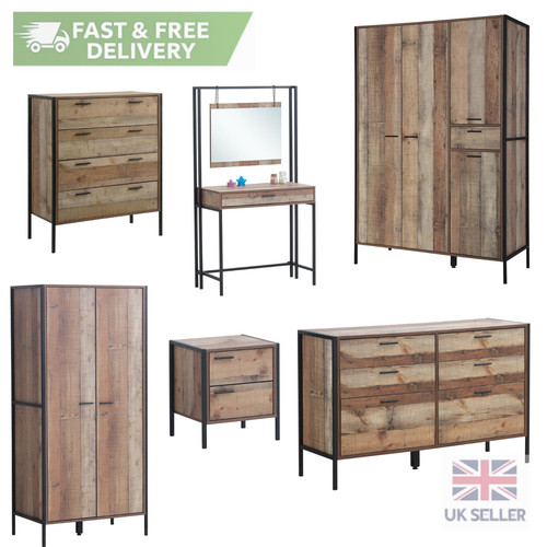 Rustic oak bedroom - oak, set