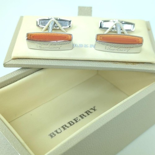 Auth burberry cufflinks script - burberry,