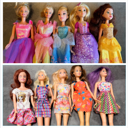 Job lot dolls - bundle, disney