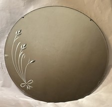 ART DECO ETCHED BEVELED