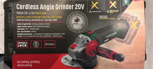 Parkside 20v cordless angle - 20v,