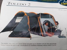 Campus Toledo 2 Tent Black Man