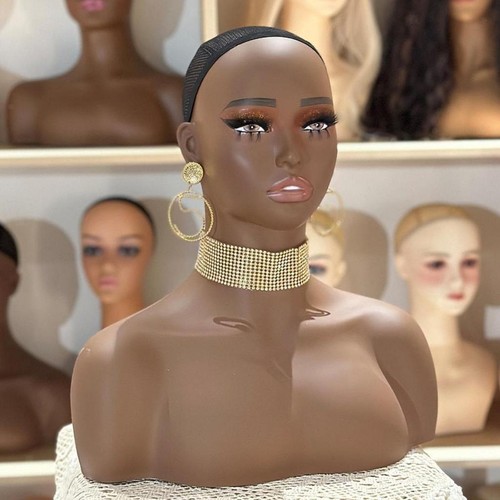 Female mannequin head manikin - female,
