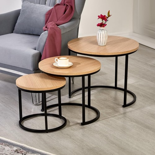 Round nesting set modern - set,