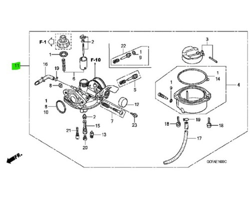 Honda crf70f carburetor - honda,