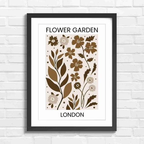 London flower garden vintage - london,