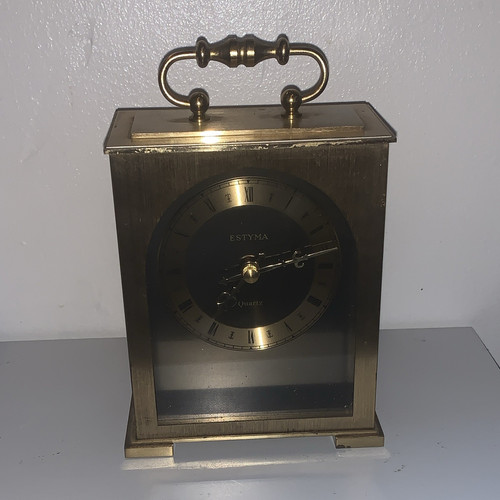 Estyma brass carriage mantel - estyma,