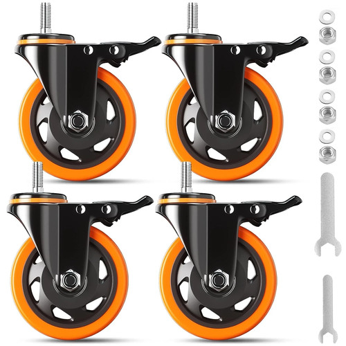 Inch caster wheels 2200lbs - inch,