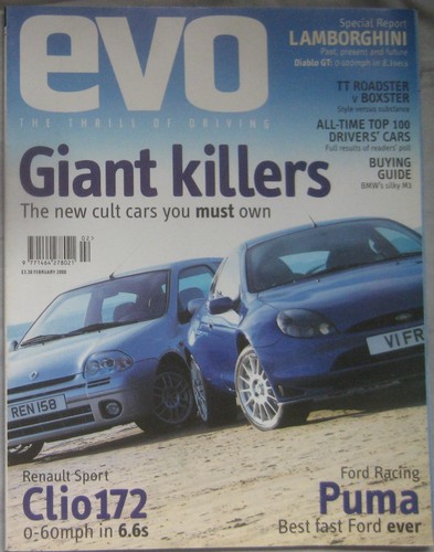 Evo magazine 2000 featuring - 02/2000,