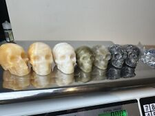 7 Crystal Mixed Skull Skulls Craving Carvings Halloween Wholesale JobLot 1kg SK1