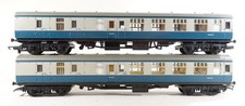 TRIANG HORNBY 2 x BR INTER CITY BRAKE 2ND COACHES 35024 - need tidy / repair