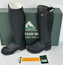 Mountain Horse Rimfrost Rider Normal Black Boots Womens Size 7 861818-07 Thermol