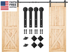 10FT Double Barn Door Hardware