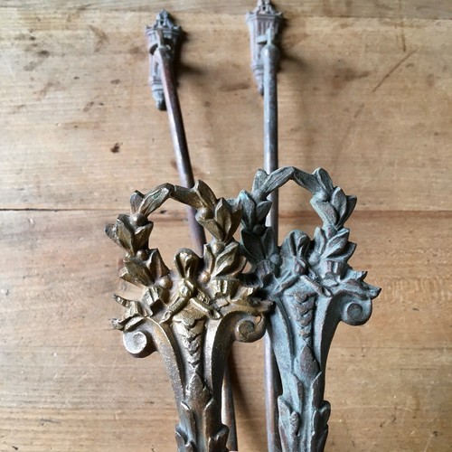 Antique brass curtain - brass,