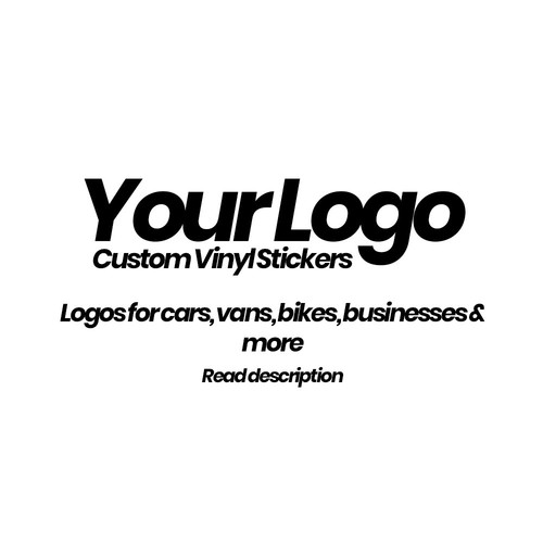 Custom logo vinyl decal - vinyl,