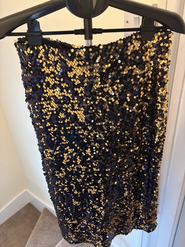 Roman navy gold shimmery - gold,