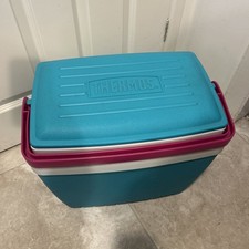 Vintage Thermos Cool Box Cooler for Picnics, Camping, and Beach Activities