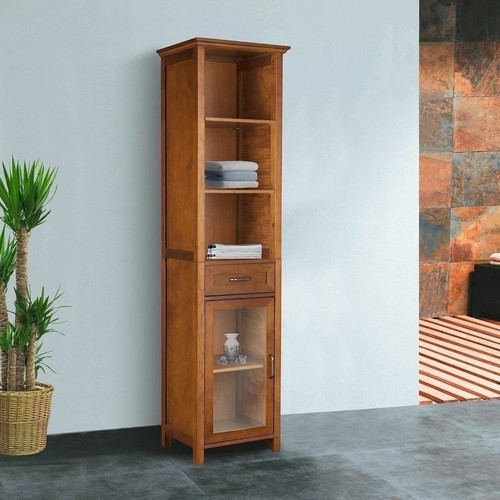 Oak finish wooden linen - wooden,