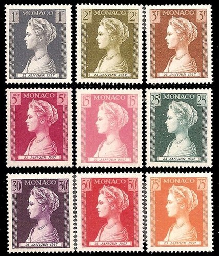 Monaco yt0478 yt486 mnh 1957 - monaco,