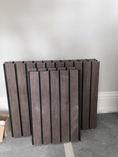 Off Cut acoustic Panel (Trepanel, Walnut Colour, Wide Slate)