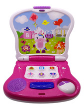 B&M Kids 12 Months + Unicorn Early Learning Junior Laptop Numbers + Letters Toy