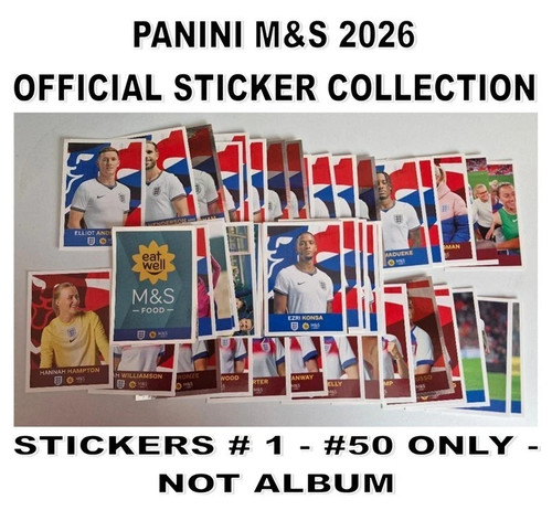 Panini england 2026 - m&s,