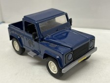 Ertl Land Rover Defender HM Coastguard Blue Stickers Removed 1/32 Scale Unboxed