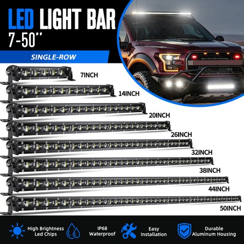 Inch slim led light bar - 8-50,
