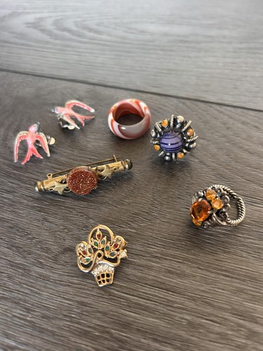 Costume jewellery set - set, rings