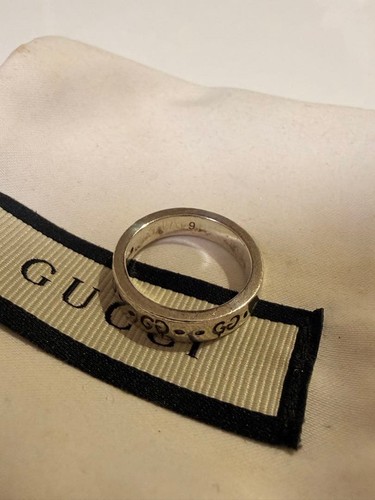 Gucci ghost silver ring size - ring, 9