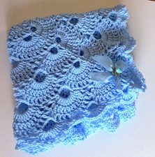 Baby Boy Reborn Doll Shawl