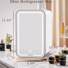 6L White Tabletop Mini Fridge