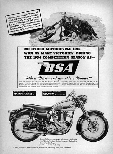 1955 bsa gold star - 1955,