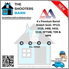 4 x Premium 0.177 Barrel Breech Seals AirArms FP121 S310, S400, S410, TDR & MPR