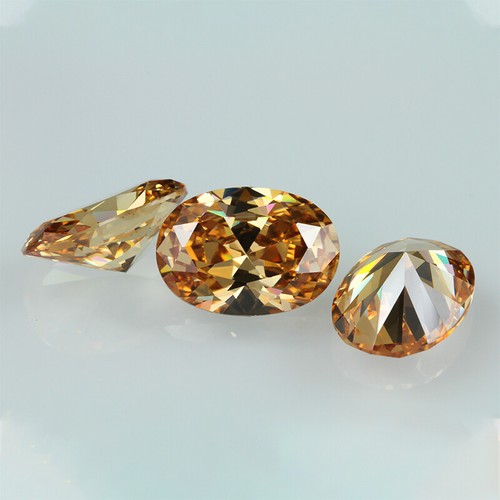 Light champagne oval cubic - light,
