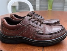 Hush Puppies Shoes Newmarket  Size UK 6 Lace Up Brown Leather  Loafers Casual