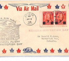 CANADA Airmail Cover FIRST