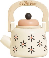 : Le Toy Van – Vintage Wooden Kettle | Detachable Lid and Moving Handle Child